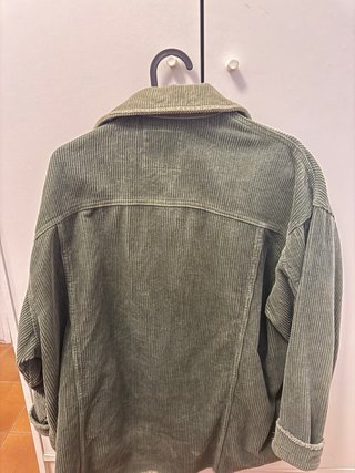 Chaqueta Zara Pana Verde Talla S