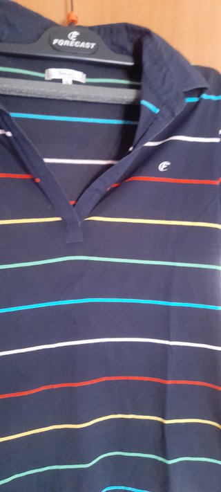 Polo mujer Forecast rayas manga corta XL