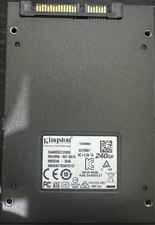 Disco Duro SSD Kingston 240GB SA400S37