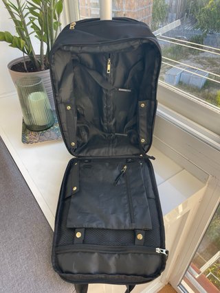 Mochila Cabina Convertible Trolley Negra