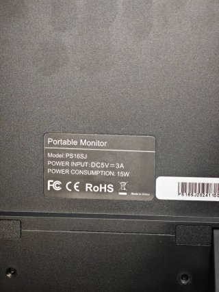 ADPOP Monitor Portatil 15.6" FHD 1080P