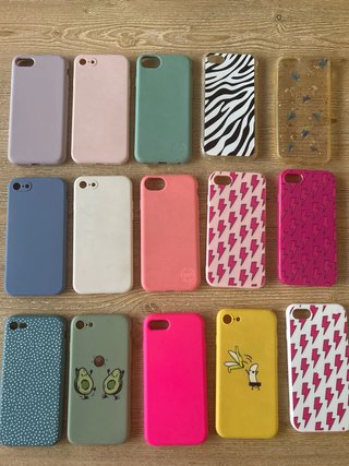 Lote 15 Fundas iPhone 8