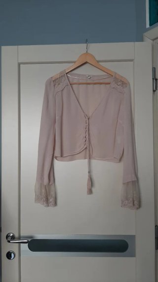 Blusa gitana con nappine