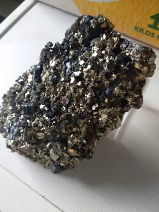 Minerali Pirite, Sfalerite e Galena