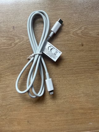 Cable USB-C a Lightning Blanco