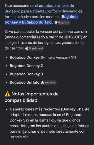 Patinete Bugaboo