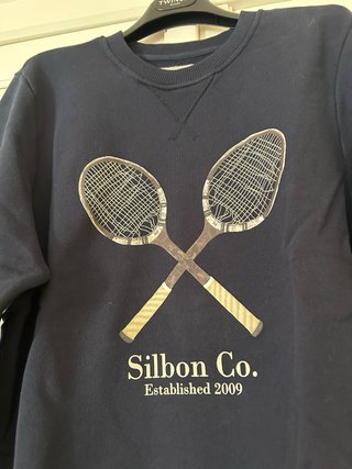 Sudadera Silbon Azul Tenis