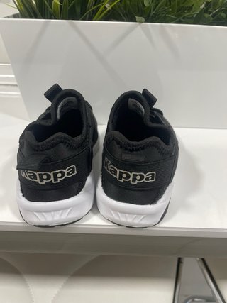 Zapatillas Kappa Bebé Negras Brillantes