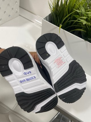 Zapatillas Kappa Bebé Negras Brillantes
