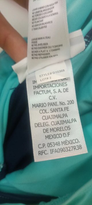 Bikini  marca DKNY  azul y turquesa talla S