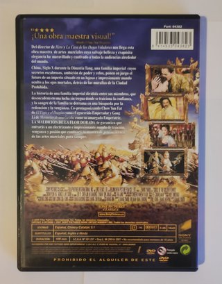 Pelicula La Maldicion de la Flor Dorada