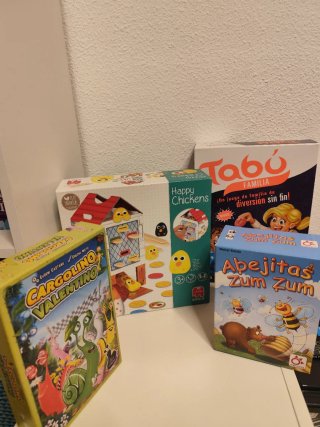 Lote 4 Juegos de Mesa Familiares
