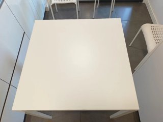 Mesa IKEA VIHALS 74x74 cm Blanca