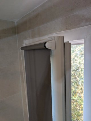 Estor opaco gris Easyfix