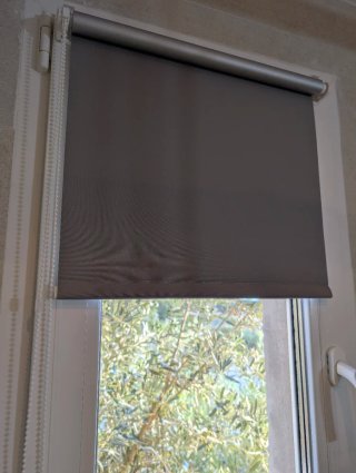 Estor opaco gris Easyfix