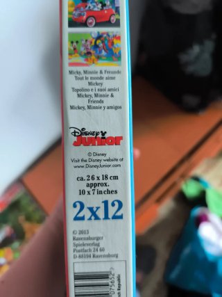 Puzzle Ravensburger Mickey Mouse Clubhouse 2x12