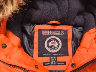 Chaqueta Geographical Norway Naranja Hombre