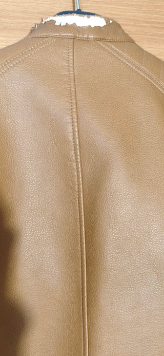 Chaqueta Biker Zara Camel Talla S
