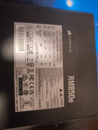 Corsair RM850e Fuente de Alimentación