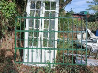 Reja de hierro 1,45 de alta 2,20 de ancha