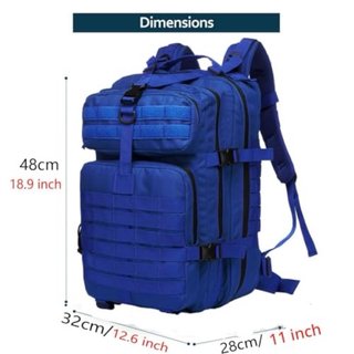 Mochila Táctica Militar Azul , Rosas y Negro