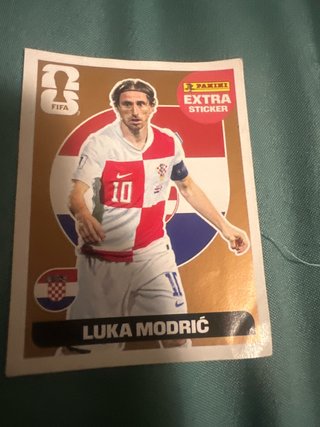 Cromo Luka Modric Panini Extra Sticker