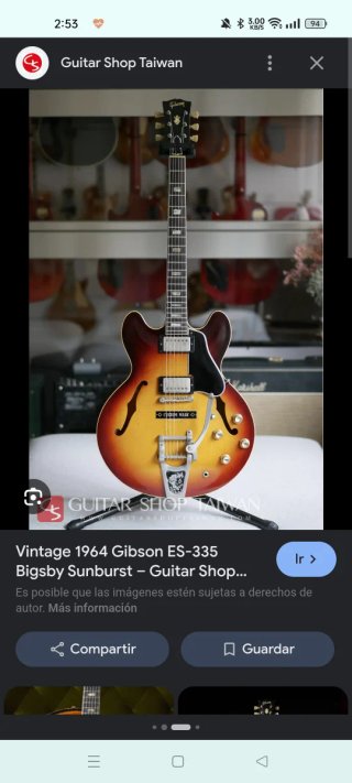 Guitarra miniatura leer bien anuncio