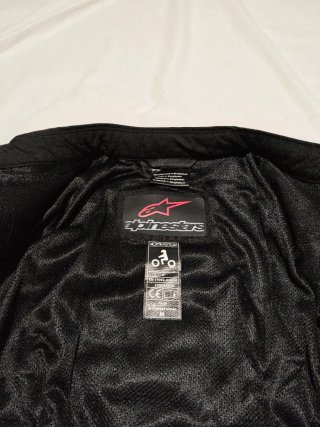 Chaqueta Moto Alpinestars Negra talla M de hombre.