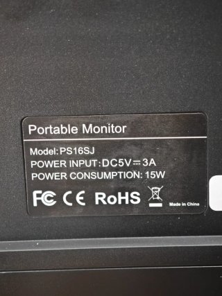 Monitor Portátil ADPOP 15.6 FHD 1080P IPS