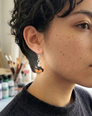 Pendientes Lucifer Cat
