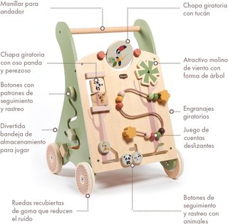 Tiny Love Andador de Madera 2 en 1 NUEVO
