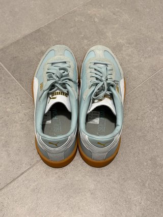 Scarpe ginnastica sportive uomo Puma azzurre taglia 42