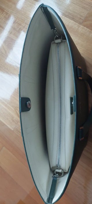 Bolso Tote Roberto Verino, piel saffiano