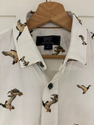 Camisa NEXT blanca con estampado de patos