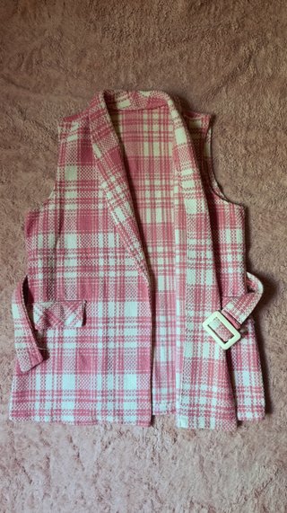 Blazer Sin Mangas Chaleco Tweed - Made in Italy