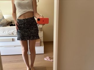 Falda con brillos