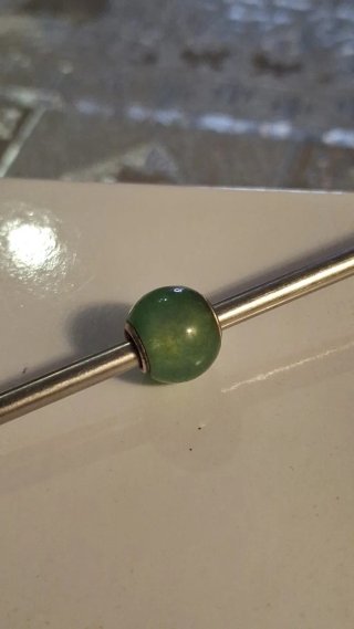 Trollbeads Vetro Verde Avventurina