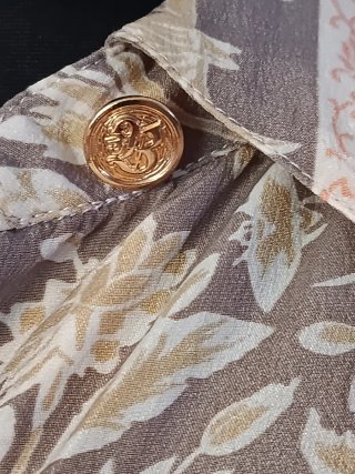 Camisa Burberrys Seda Estampada