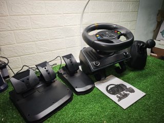 Simulador Volante 1080° con Pedales y Palanca