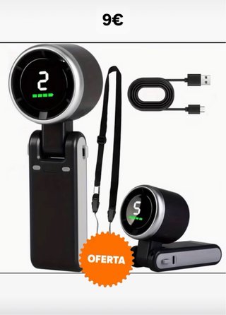 Ventilador de mano turbo 9€