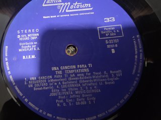 Vinilo The Temptations - Gente Feliz