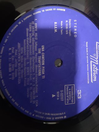Vinilo The Temptations - Gente Feliz