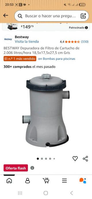 Depuradora Bestway para Piscina