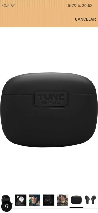 Auriculares JBL Tune Beam 2 Negros inalámbricos 48