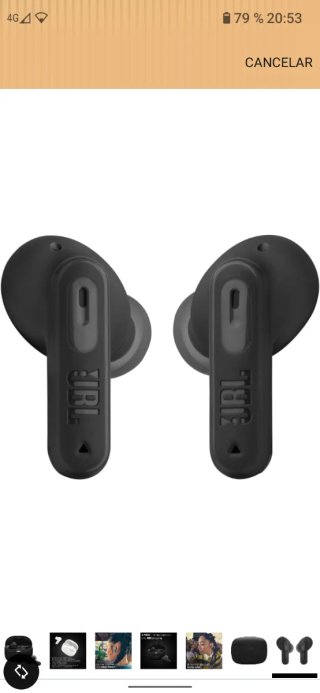 Auriculares JBL Tune Beam 2 Negros inalámbricos 48