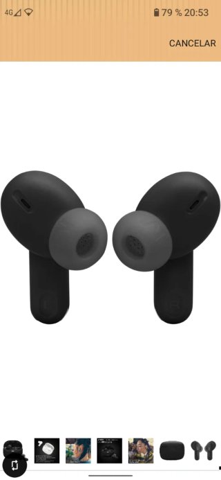Auriculares JBL Tune Beam 2 Negros inalámbricos 48