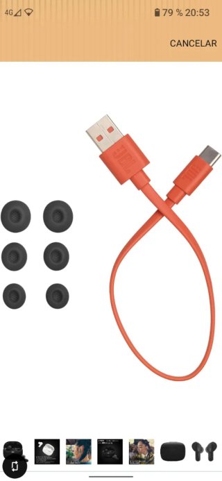 Auriculares JBL Tune Beam 2 Negros inalámbricos 48