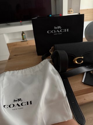 Bolso Coach Tabby Negro Piel