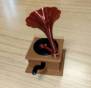 Gramófono 3D compatible Playmobil