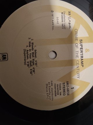 Supertramp - Crime of the Century Vinilo
